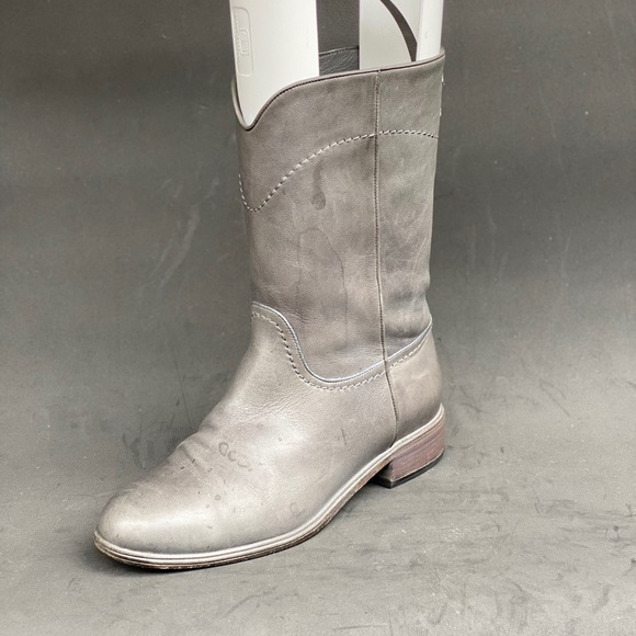 chanel mid calf boots